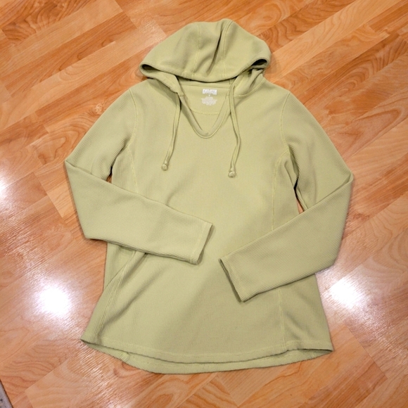 Duluth Trading Company Women's Green Pullover Hoodie Top Size small - Picture 1 of 5